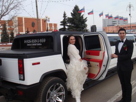 Лимузин Хаммер в Куровском 22.02.2014