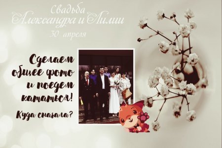 Свадьба в Егорьевске 30 апреля 2021 года